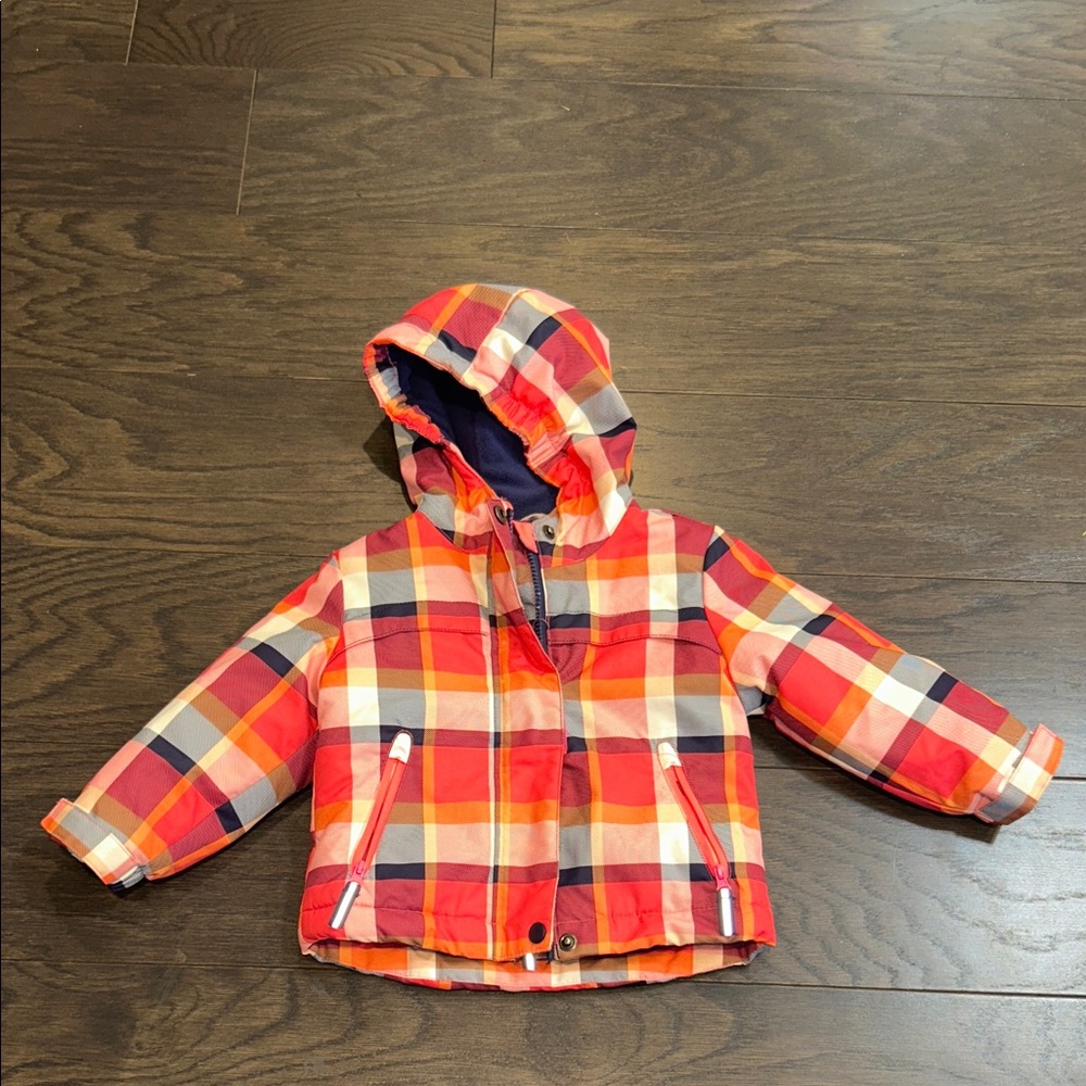 Cat & Jack Navy and Red Striped Jacket